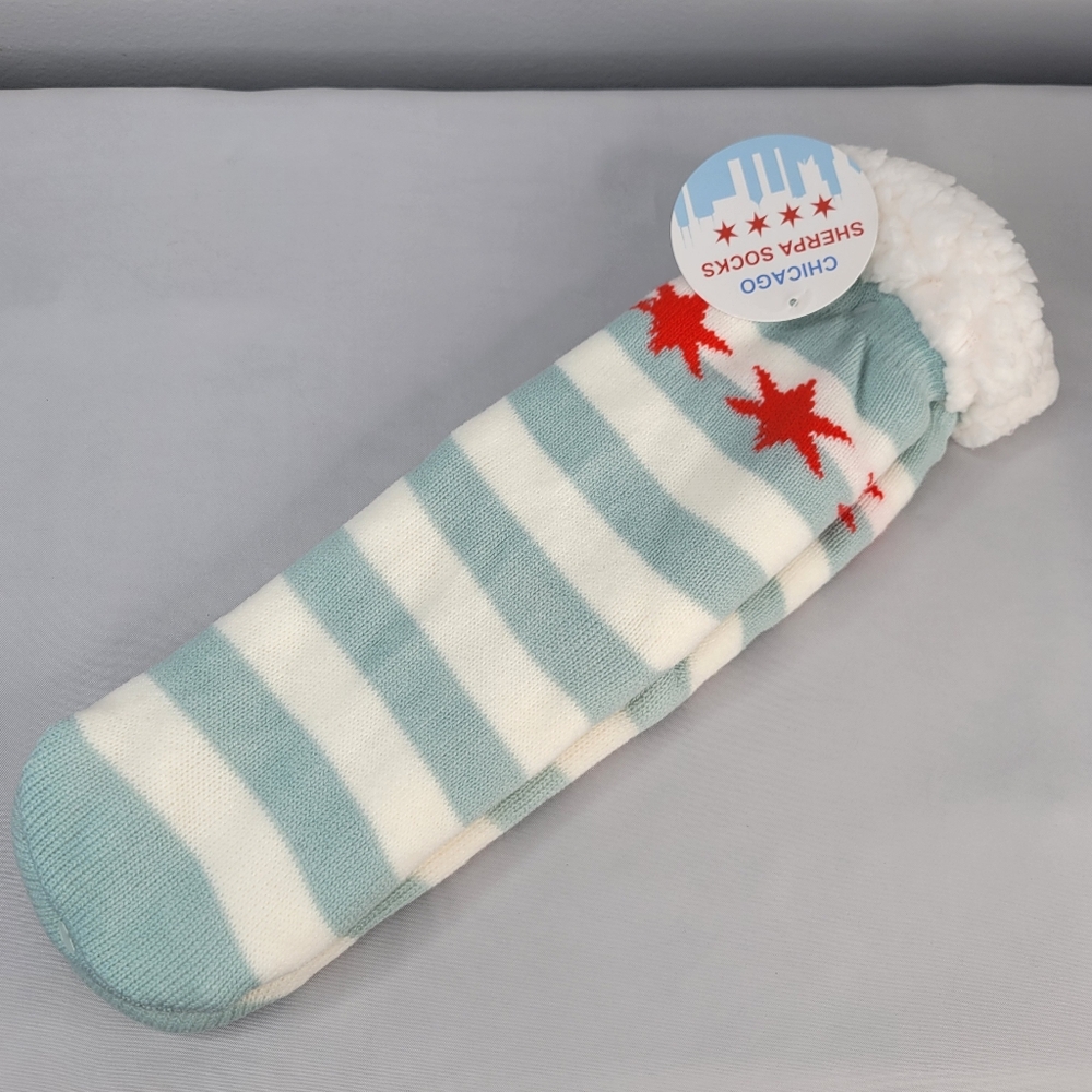 Chicago Flag Sherpa Socks